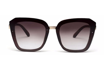 Gradual Brown Square Shaped UV Sunglass