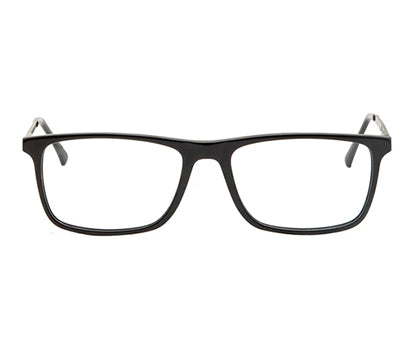 Black Rectangular Acetate Men's Designer Glasses Frames