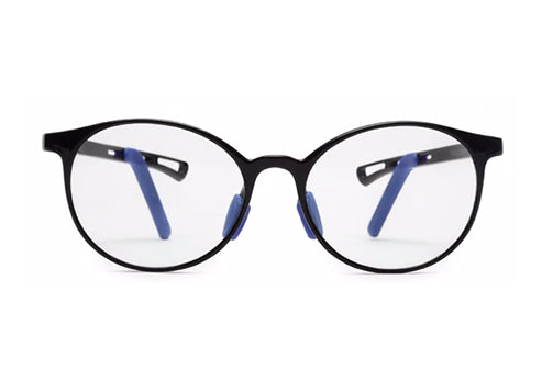 Black Kids Glasses for Oval Face with Full Rim TR-90 Frame