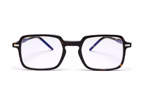 Brown Tortoise Square Shaped Acetate Frame for Kids