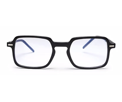 Black Square Shaped Acetate Frame for Kids