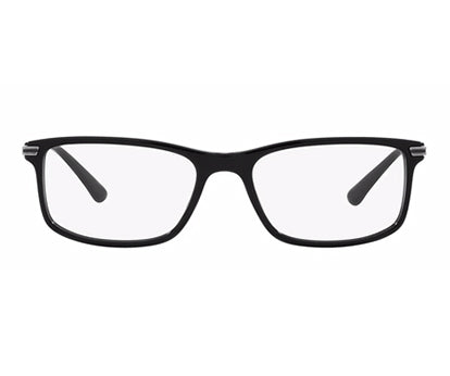 Vogue Eyewear Male Black Rectangle Spectacles