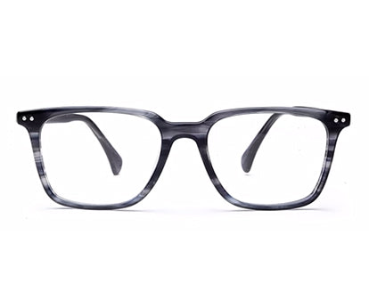 Blue Tort Square Full Rim Acetate Eyeglass Frame for Men