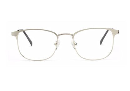 SILVER CLUBMASTER UNISEX EYEGLASSES