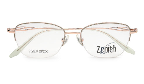 Zenith Titanium Rose Gold Crystal Frames