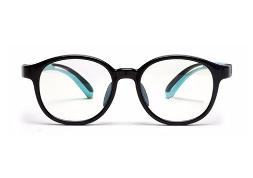 Black Full Rim TR-90 Oval Frame for Kids