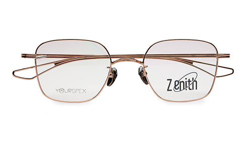 Zenith Titanium Stylish Rose Gold Frames