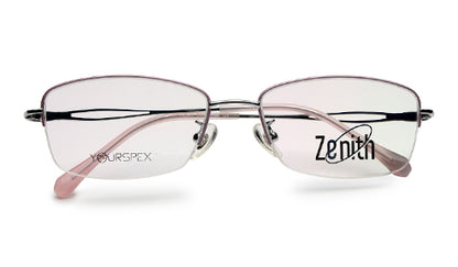 Zenith Titanium Silver & Lavender Frames