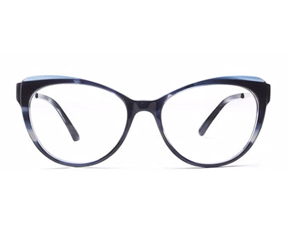 Green Cateyes Full Rim Acetate Metal Frame for Women