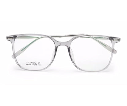 Square Clear Transparent Frame Glasses for Men
