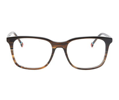 Brown Woody Square shaped Acetate Eyeglasses Frames for Men & Women