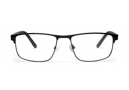 Glossy Black Unisex Specs with Full Rim Rectangle Frame