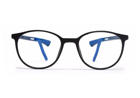Black Blue Wayfarer Full Rim TR-90 Kids Frame