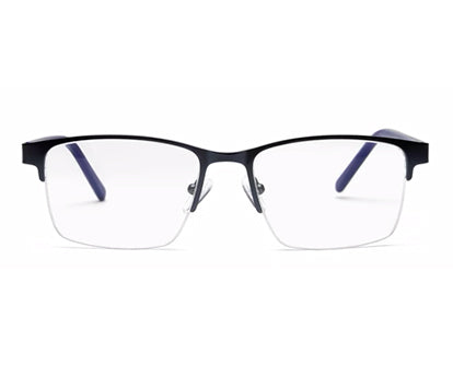 Unisex Glossy Blue Frame Specs