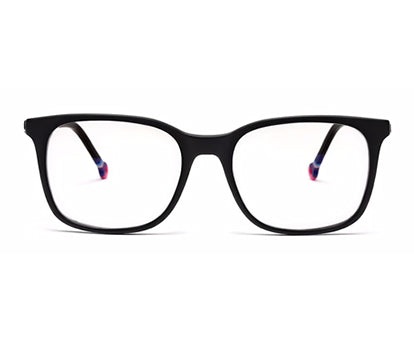 Black Squared Shape Acetate Eyeglasses Frames for Men