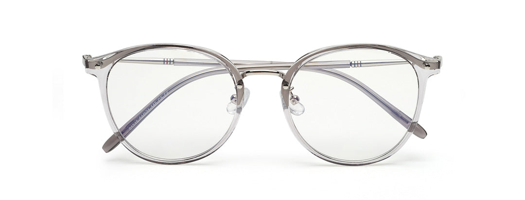 Zenith Titanium Clear Round Spectacles for Women