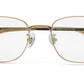 Zenith Titanium Gold Unisex Spectacles in Rectangle Frame