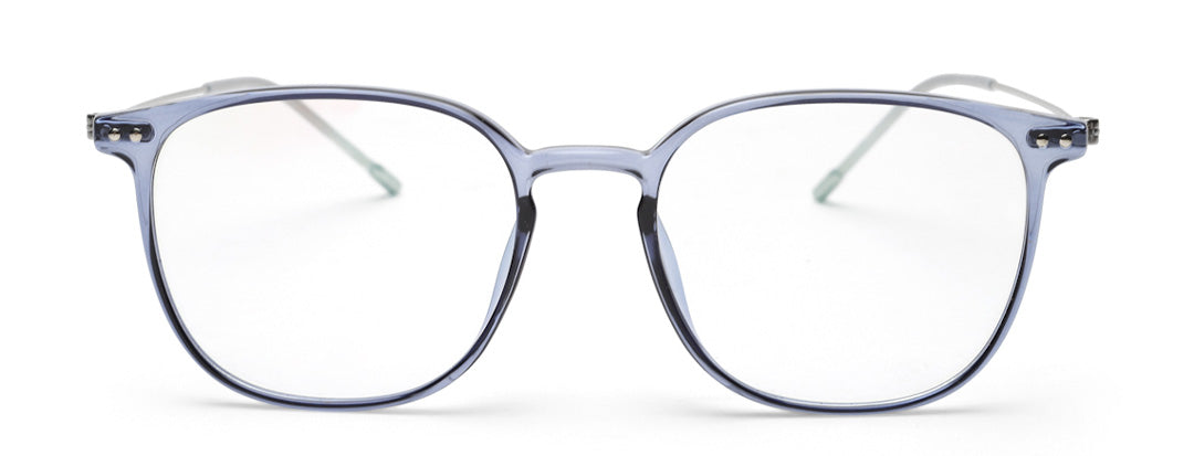 ZENITH TITANIUM BLUE WAYFARER UNISEX GLASSES