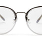 Zenith Titanium Clear Round Spectacles for Women