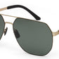 Zenith UV400 Titanium Large Aviator Polarized Sunglasses for Men