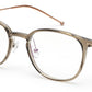 ZENITH TITANIUM ROUND BEIGE GLASSES FOR MEN WITH ROSE GOLD TEMPLE