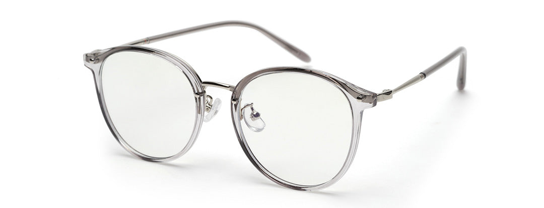 Zenith Titanium Clear Round Spectacles for Women