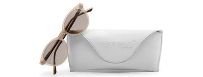 LIGHT BROWN ROUND SUNGLASSES FOR KIDS