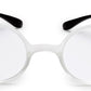 Transparent Round Full Rim Acetate Frame - Reading Eyeglasses