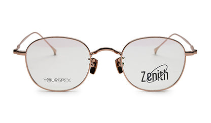 Zenith Titanium Rose Gold Round Frames