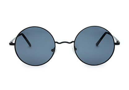 YourSpex Black Mirror Metal UV Sunglasses