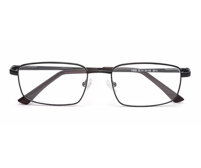 Sleek Black Rectangle Spectacle Frame