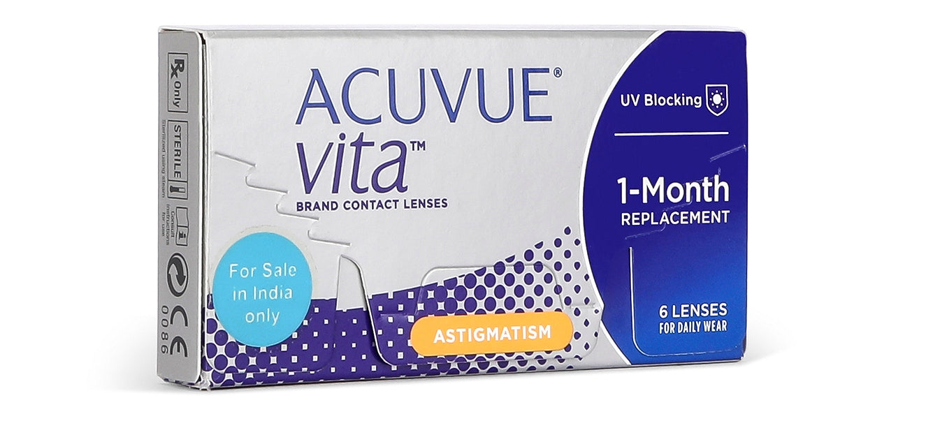 Acuvue Vita For Astigmatism Monthly Disposable Contact Lenses (6 Lens/Box)