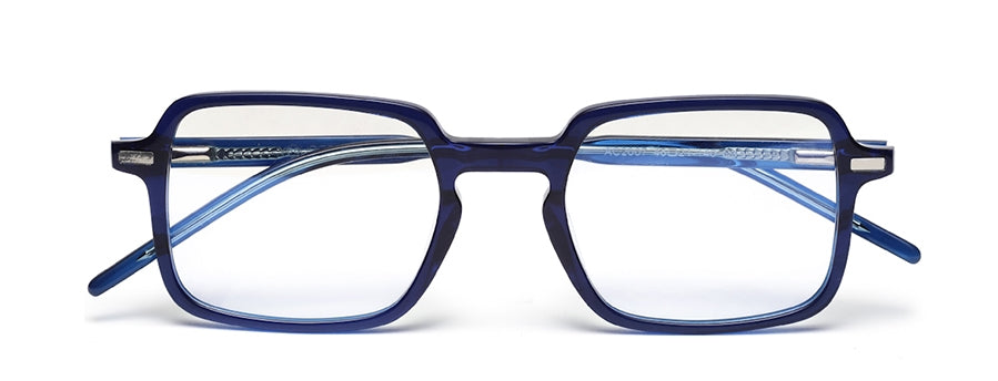 Blue Square Shaped Acetate Frame for Kids