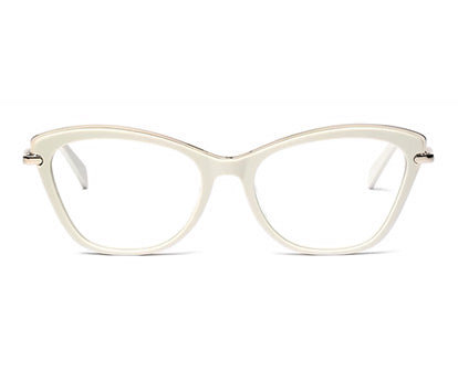 White Cateye Frames