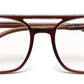 Brown MOD Aviator Style Acetate Eyeglasses Frames for Men