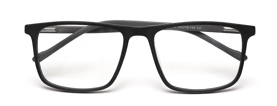 Checkers Square Shaped Acetate Eyeglasses Frames for Men