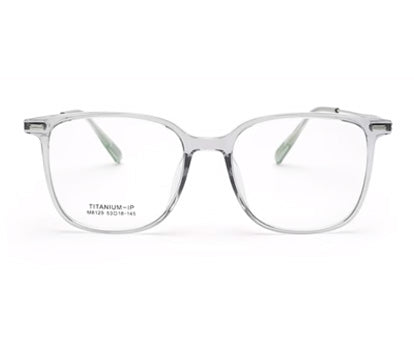 Square Clear Transparent Frame Glasses for Men