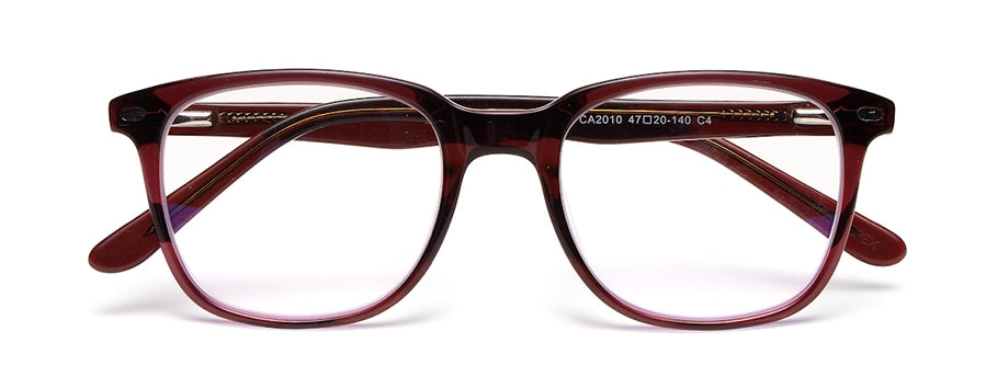 Grey Brown Wayfarer Style Acetate Eyeglass Frame for Men