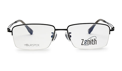 Zenith Titanium Sleek Black Frames