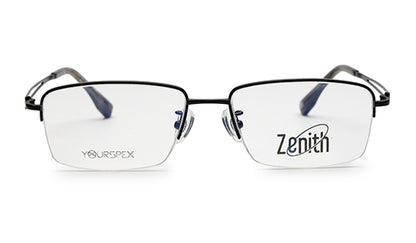 Zenith Titanium Sleek Black Frames