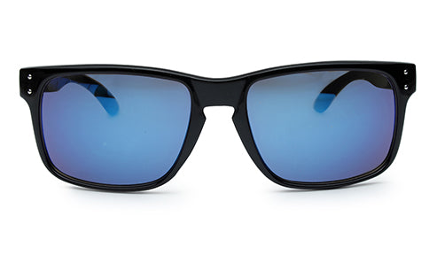 Blue Green Mirror Travel Sunglass