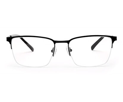 BLACK HALF RIM SPECTACLES