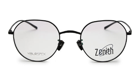Zenith Titanium Round Metal Frames