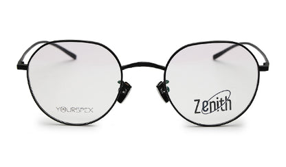 Zenith Titanium Round Metal Frames