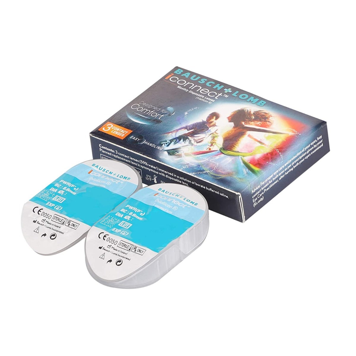 Iconnect Monthly Disposable Contact Lens (3 Lens Pack)