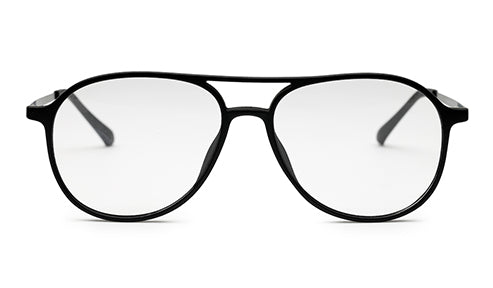 Classic Aviator Black Ultralight Spectacles
