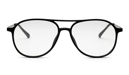 Classic Aviator Black Ultralight Spectacles
