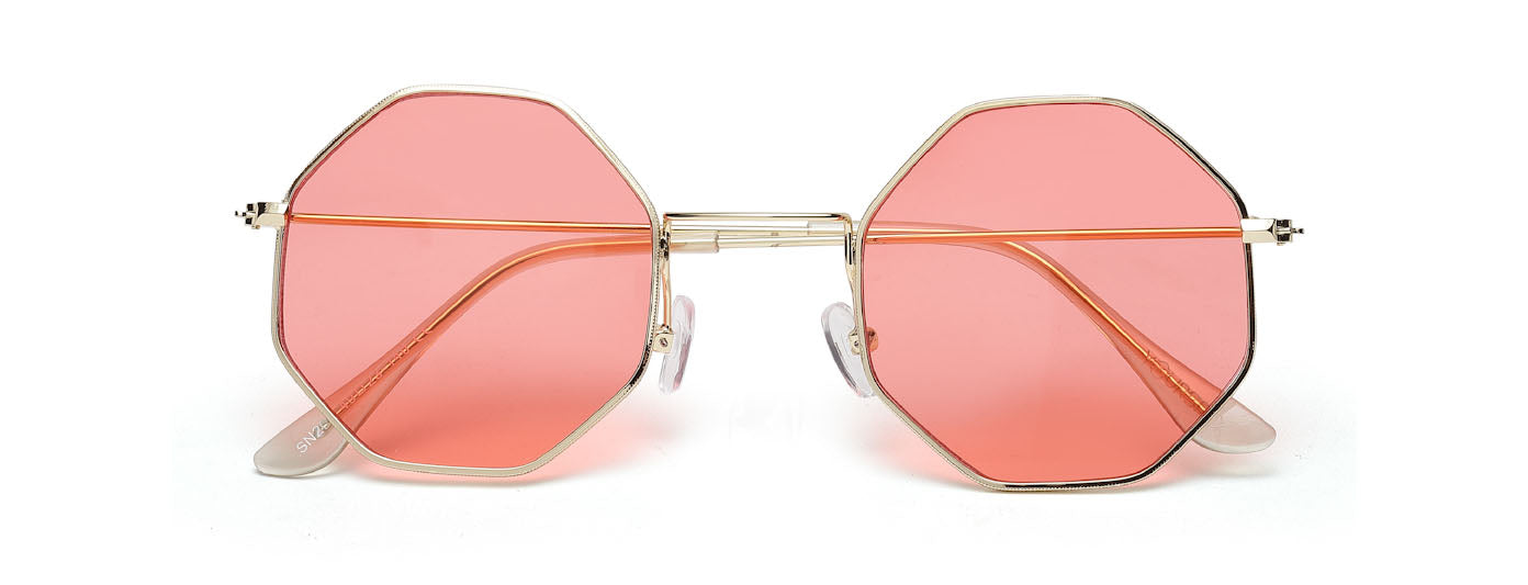 Red Hexagon Sunglass Buy Women Sunglasses Shades Online YourSpex GKB EYECARE PRIVATE LIMITED