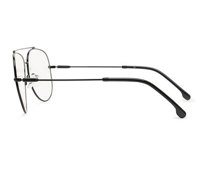 Black Aviator Style Metal Specs Frames for Men & Women