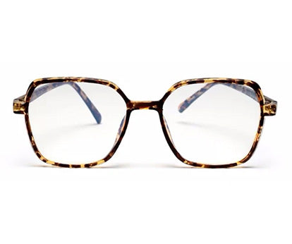 Brown Tort Square Full Rim Acetate Frame for Women